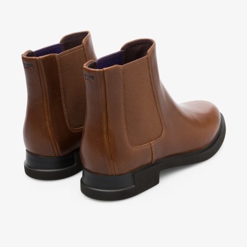 Camper Iman Ankle Boots Brown - Womens Singapore IPHJNW-048